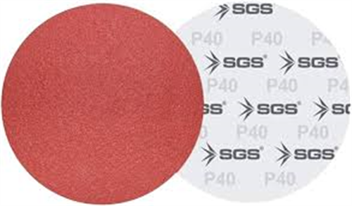 SGS 115mm Cırtlı Zımpara P100 Kum AHŞAP KIRMIZI